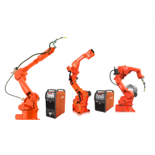 Double Station Welding Robot Workstation Robotic Arm 6 Axis CO2 MIG MAG TIG Welding Robot thumbnail-2