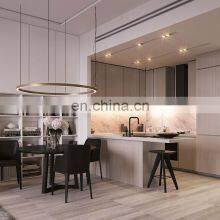 Modern DesignShaker Style Kitchen Cabinet Painting Lacquer Melamine Finish Kitchen Cabinets thumbnail-4