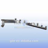 Chrome Plated Slotted Channel Hook Display With Beads Oblique Hooks thumbnail-1