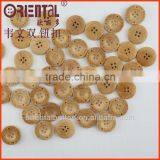 Engraved Logo Four Holes Wood Button thumbnail-1