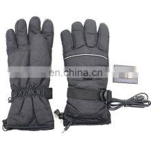 Winter 3 Level Temperature Control USB Electric Battery Heated Keep Warm Sport Heating Driving Ski Gloves thumbnail-4