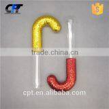 Colorful Candy cane shaped lip gloss tube