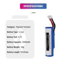 18650 Lithium Ion 3.7v 2600mah Rechargeable Replacement V3M2 Vega 3000 Battery for Castles POS Machine thumbnail-2