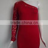 Ladie Fashion Dress Long Sleeve Evening Dress Sexy Free Prom Dress thumbnail-4