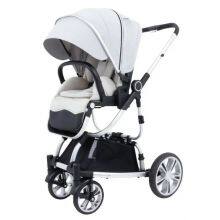 Wholesale Baby Stroller With Cup Holder Linen Material Baby Stroller With Cup Holder for Travel Cheap and Elegant thumbnail-5