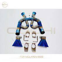 Exhaust Titanium Catback for Mclaren 650S Electronic Valve High-performance Automotive Exhaust Parts thumbnail-4