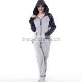 2015 OEM Summer Jumpsuits Color Matching Fleeces Ladies Conjoined Pajamas thumbnail-2