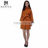 2016 Made in China Hot Sale Wool Women's Coat Wholesale Price Keep Warm Ladies Long Coat Design thumbnail-1