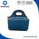 Neoprene Lunch Bag Coated With Linen