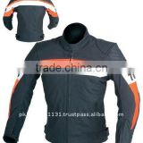 Genuine Leather Motorcycle Jacket/Leather Motorbike jackets/ Leather racing jackets/WB-MBJ-111