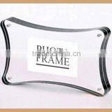 Customize Magnetic Acrylic Frame , Magnet Connecting Acrylic Photo Frame for Wedding Memorial thumbnail-3