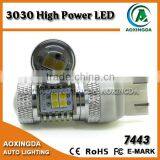 Latest high lumen 3030 SMD CK 7443 LED auto light bulb