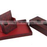 Hotel Leather Jewel Case Storage Box With Drawer thumbnail-3