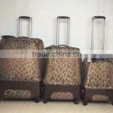 Stock Quality PC With Polyester 3pcs Trolley Luggage Set thumbnail-1