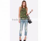 Camo Tank Top For Women,Camouflage Tank Top,Hooded Tank Top thumbnail-2