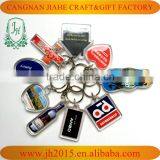 Ice-Cube Clear Acryic Key Ring Promotional Plastic Keychain thumbnail-2