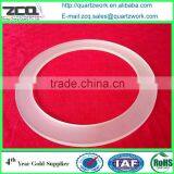 High Purity Clear Quartz Ring Sio2 Targets Customer