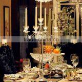 Unique Candelabra Crystal Centerpieces for Wedding Table