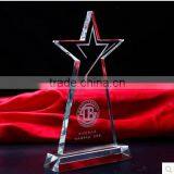 Star Shape Beautiful Crystal Trophy Award