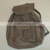 Suede Leather Bags Backpack thumbnail-1