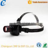 Saving Energy Telescopic Light 1 Mode LED Flashlight Plastic Headlamp
