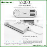 Original Premium Li-ion Battery Cells Super Sized 16000mAh Mi Power Bank for IPad Mini Smartphones Tablets Quality Choice thumbnail-5