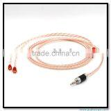 OEM Upgrade Silver Audio Cable For SE315 SE215 SE535 Earphones Headset