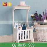 Livingroom Multifunctional WPC End Table Wooden Floor Standing End Table thumbnail-5