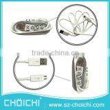 Competitive Price Original White 1.0m Double Sided Micro Usb Data Cable for lg
