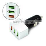 Three Ports USB Plug Car Charger Output 2.1A. 1.5A, 1.0A for Ipad, Iphone, Mobile thumbnail-4