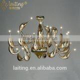 Gold Swan Modern Chandelier Lighting thumbnail-1