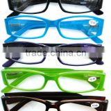 2013 fashion Plastic prism reading glasses folding reading glasses