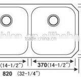 Hot Sale CUPC Stainless Steel Kitchen Sink for Hotel thumbnail-3