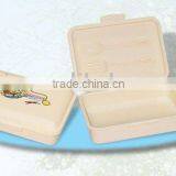Plastic Lunch Box With Spoon and Fork