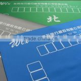 Custom sublimation printing natural rubber desk mat, poker and mahjong mat