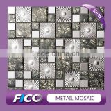 Fico GSTA073-38#,copper wall floor circle metal mosaic