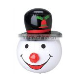 lovely inflatable Snowman head with hat,adorable blow up Snowman toy