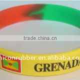 Silicone Grenada printed bracelets