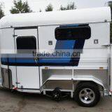 2 Horses Straight Load Trailer Tyre in Front of Trailer With Tyre thumbnail-1