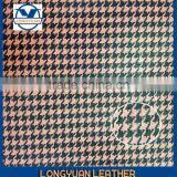 Synthetic Leather Made in Wenzhou for Shoes in Grid Design, Elastic thumbnail-3