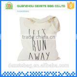 Promotional Beach White Simple Women Blank Canvas Tote Bag