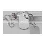 Fancy Blank Metal Dog Tag