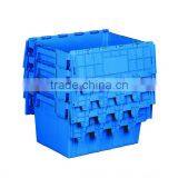 Attached Lid Plastic Tote