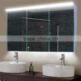 Thee Doors Cabinet With Vertical LED Illumination and Mirrored Sides. thumbnail-1