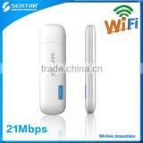 Unlocked Wholesale 21.6M 3G WCDMA HSPA+ USB WIFI Surfstick Modem With Sim Slot thumbnail-2