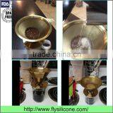 Reusable Eco-friendly Cone Shaped Stainless Steel Coated Gold Coffee Filter/dripper thumbnail-6