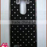 Luxury Carbon Fiber Leather Back Cover Hard Case For LG g3 Case