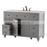 Grey 60" Double Cupc Sinks Bathroom Vanity Wholesale thumbnail-5