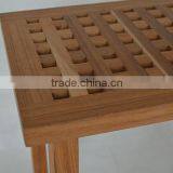 Teak Wooden Comfortable Bathroom Stool FSC Approved thumbnail-3