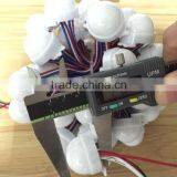 Color Changing 3 LEDs SMD5050 RGB Full-color 30mm Diameter Led Dot Light With Lens thumbnail-5